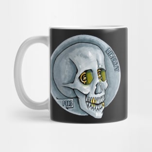 Skull Coin Hobo Nickel Mug